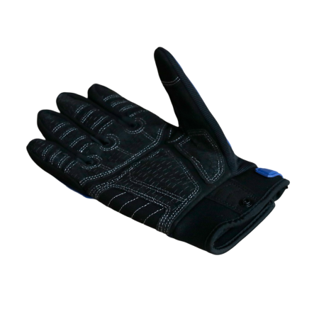 Перчатки для турника Z2 CyberPunk утепленные черно-синие