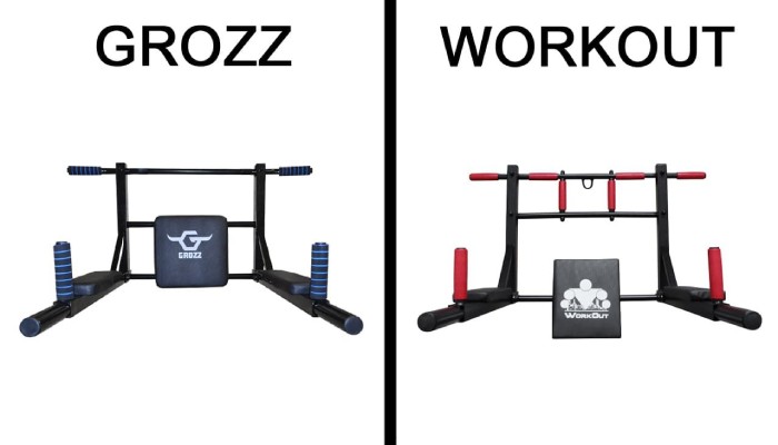 Турник 3в1 GROZZ в положении Брусья