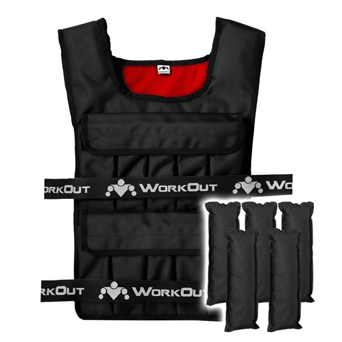 Жилет утяжелитель RX (20 кг) Red Square с грузами