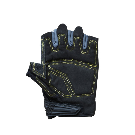 Перчатки без пальцев T1 CyberPunk черно-желтые Перчатки без пальцев T1 CyberPunk черно-желтые