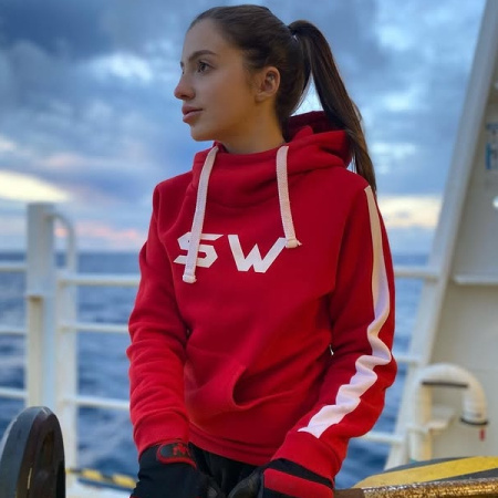 Перчатки для турника F2 Base черно-красные