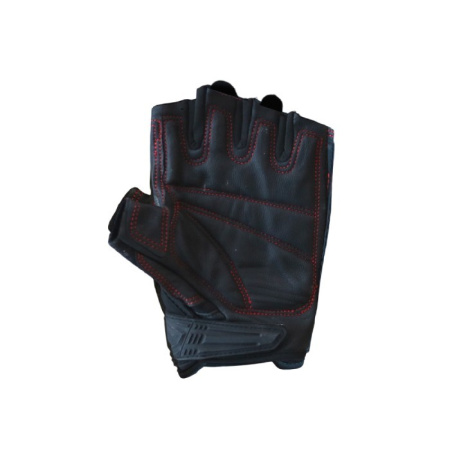 Перчатки без пальцев T2 CyberPunk черно-красные