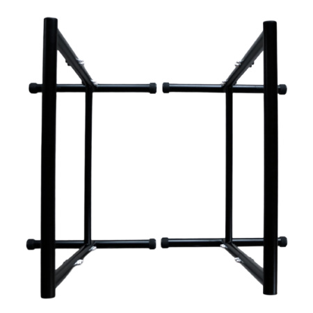 Брусья AK8 PRO Напольные c нижней перекладиной (пара) (цвет черный)