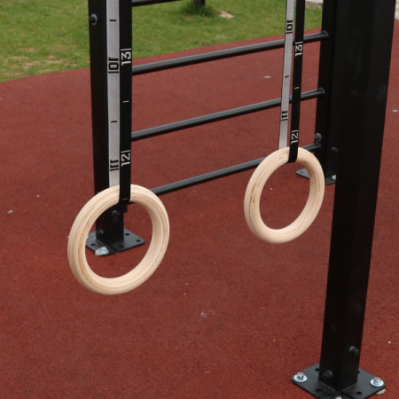 Гимнастические кольца K2 деревянные (пара) (36 мм)