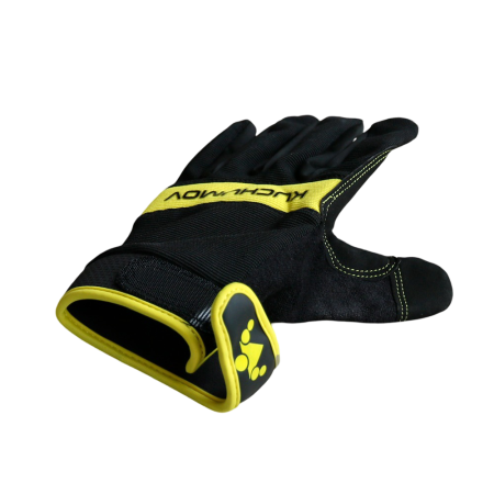 Перчатки для турника F1 Base черно-желтые