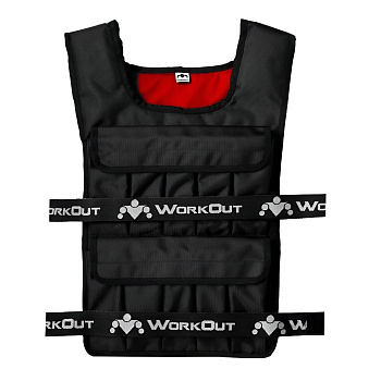 Жилет утяжелитель RX (20 кармашков) Red Square