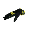 Перчатки для турника F1 Base черно-желтые