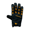 Перчатки для турника F1 CyberPunk черно-желтые