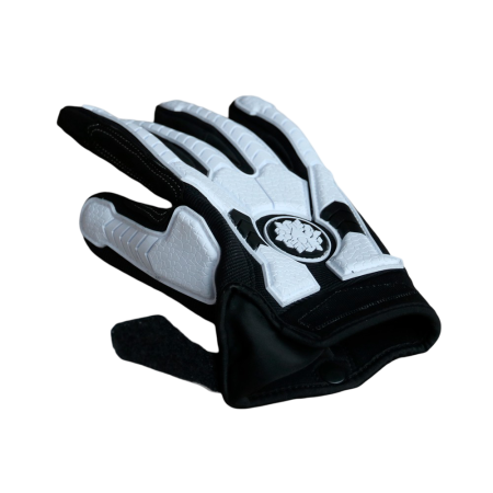 Перчатки для турника Z1 CyberPunk черно-белые утепленные