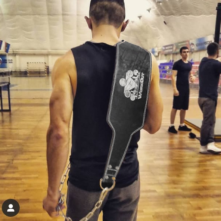 Пояс для отягощений D4 StreetLifting кожаный