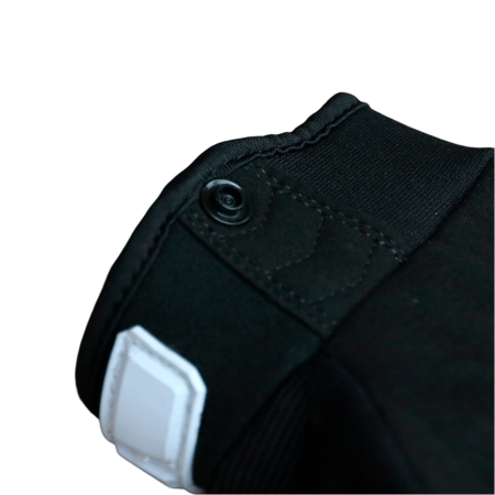 Перчатки для турника Z1 CyberPunk черно-белые утепленные