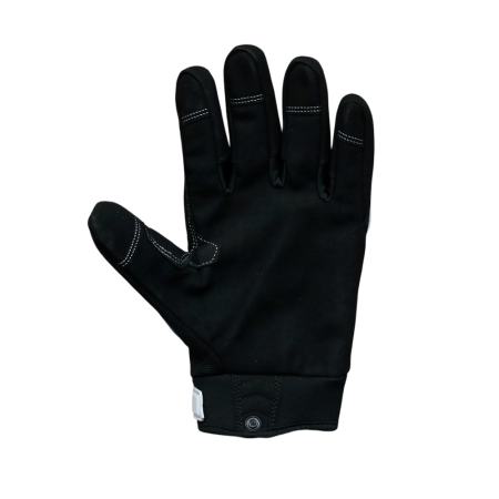 Перчатки для турника Z1 CyberPunk черно-белые утепленные