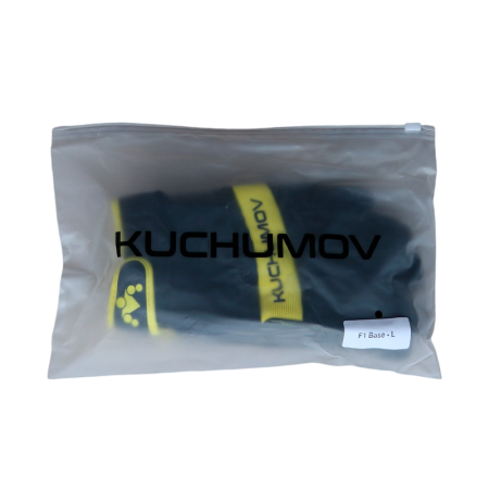 Перчатки для турника F1 Base черно-желтые