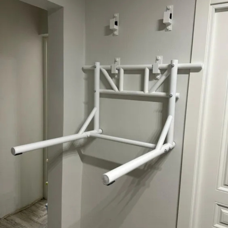 Турник Брусья 2в1 AK5 PRO настенный (цвет белый)