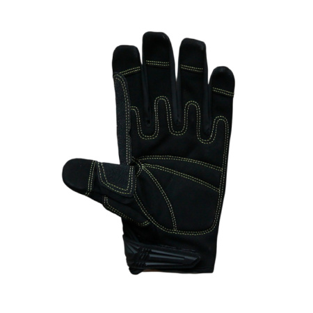 Перчатки для турника F1 CyberPunk черно-желтые